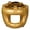 Gold, variant on JZROCKER PU Boxing Headgear Full Face Boxing Helmets Head Protections Fitness Equipment for Boxing Training Kickboxing
