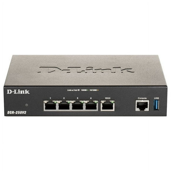 D-Link 4-Port Gigabit VPN Router - DSR-250V2