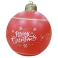 thumbnail image 4 of Houderco Large Christmas Baubles Plastic Red For Christmas 1Pack 25.6x23.6in, 4 of 8