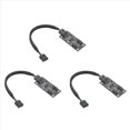 thumbnail image 1 of 3X Hub USB Divisor USB USB2.0 de 9 Pines A Adaptador de Concentrador Doble de 9 Pines Placa Base Vertical Conector USB de 9 Pines Cable de Extensión 1 A 2, 1 of 7