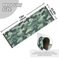 thumbnail image 5 of Yayeee Runner Rug for Bedroom 2'x6' Machine Washable Hallway Non Slip Mat, Forest Camouflage Pattern, 5 of 8