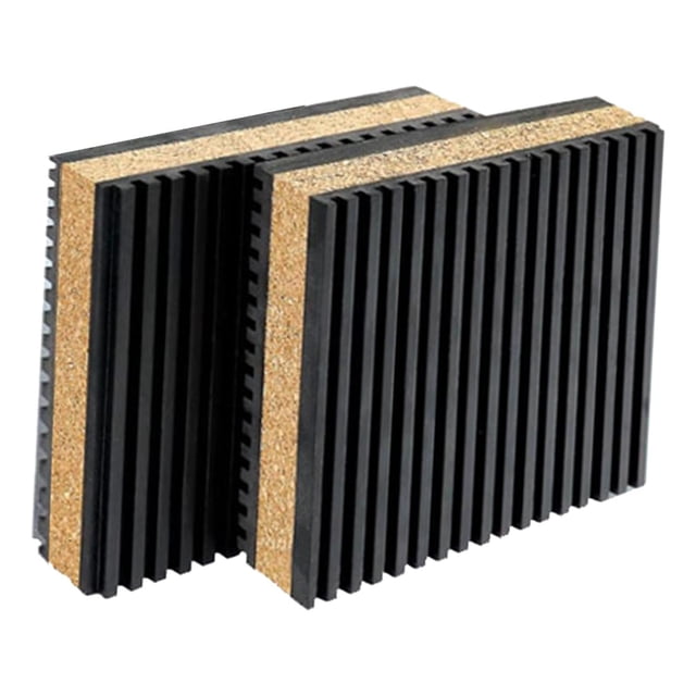 predolo Anti Vibration Pad Damping Mat Shock Absorbing Pad Sound Isolation Pad Featuring 2Pcs 10x10x2.23cm