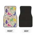 thumbnail image 2 of Disketp Colorful Poodle Dog for Crystal Velvet Car Mats Four-Piece Set,All-Season Automotive Protection, Vehicles, Cars, Trucks, and SUVs,Anti-Slip Design, 2 of 7