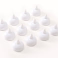 thumbnail image 4 of 12 velas flotantes LED sin llama, impermeables, a pilas, parpadeantes, flotan en el agua para bodas, fiestas, centros de mesa, piscinas y spas (blanco cálido) [Clase energética G], 4 of 5