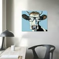 thumbnail image 4 of Orinice Cow Art Print - Cow Decor - Cow with Glasses Art - Gifts for Cow Lovers - Cute Cow Print - Cow Gifts - Cow Wall Art - Cow Art from Lee Keller,  16x12in, 4 of 6