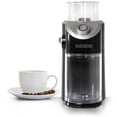 thumbnail image 1 of Black + Decker Burr Mill Coffee Grinder in Silver and Black, 1 of 8