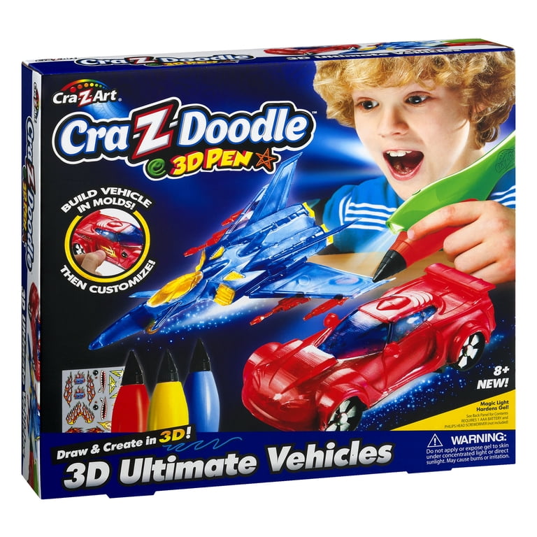 Cra-Z-Art Cra-Z-Doodle 3-D Pens, Vehicles - Walmart.com