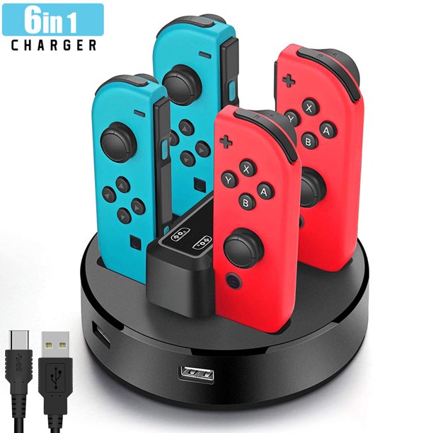 Switch Controller Charger, GIUGT Joy Con Charger for Nintendo Switch
