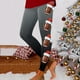 thumbnail image 1 of WILLBEST Leggings Deportivos de Compresión con Estampado Navideño de Fútbol para Mujer, Pantalones de Yoga para Entrenamiento Físico, Correr, Deportes Mediana, 1 of 4