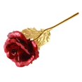 thumbnail image 1 of 24k Gold Plated Rose With Love Holder Box Gift Valentine's Day Mother's Day Wedding Gift Artificial Flower Gold Dipped Rose HomeRussian Federation Gao Jinjia LED, 1 of 2