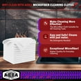thumbnail image 2 of AIDEA Microfiber Cleaning Cloth White 50PK, Microfiber Towels for Cars, Premium Car Cloths, Dusting Cloth Lint Free Cleaning Rags for SUVs, House, Kitchen, Window, Workshops,12×12", 2 of 14