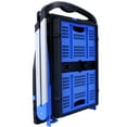 thumbnail image 5 of Collapsible Utility Cart Multi Use Functional Collapsible Shopping Carts 2-Tier Collapsible Shopping Cart with Baskets Carrito para Supermercado con Ruedas, 5 of 15