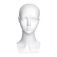 thumbnail image 3 of FITYLE Mannequin Display Head Shoulder Female Head Rack Beauty Accessories Model Head Display for Boutiques Barber Shop Display Hat white, 3 of 10