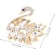 thumbnail image 2 of Broche Pin Cisne Forma Aleación Zircon Prenda Prenda Pin Broche Moda Esmalte Cristal Rhinestones Ramillete para Mujer Señora Joyería Regalo, 2 of 5