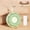 Turquoise, variant on Donut-Shaped Lint Roller, Portable Mini Sticky Roller for Pet Hair, Clothes & Travel, with 1 Refill Roll
