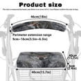 thumbnail image 6 of HELLHERO Wolf Rollator Seat Covers for The Elderly Waterproof Rollator Seat Back Cover and Elderly Anti-Slip Cover Fits Rollators, 6 of 7