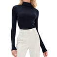 thumbnail image 1 of Ladies Slim Fit Thermal Underwear Top High Neck Long Sleeve Base Layer For Warmth Comfort And Layering, 1 of 4