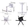 thumbnail image 4 of 2pcs, Wall Mounted Kitchen Rotating Hooks For Utensils, Punch Free & Adhesive Cooking Utensil Rack With 6 Claw, Hooks For Spoons Pot Rags, Kitchen Utensils Hanger Holder, 4 of 4