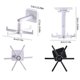 thumbnail image 3 of 2pcs, Wall Mounted Kitchen Rotating Hooks For Utensils, Punch Free & Adhesive Cooking Utensil Rack With 6 Claw, Hooks For Spoons Pot Rags, Kitchen Utensils Hanger Holder, 3 of 4