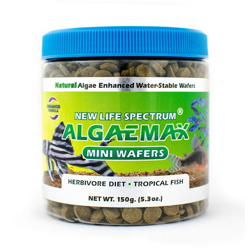 New Life Spectrum AlgaeMax Algae Wafers Fish Food, Mini (7.257.75mm