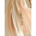 thumbnail image 4 of ZOELNIC Women's Floral Maxi Dress Flowy V Neck Empire Waist Summer Wedding Guest Party Casual Chiffon Dress, S, 4 of 6