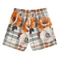 thumbnail image 7 of FORMRS Boys Swim Trunks Quick Dry Mesh Liner Boardshorts Sizes XS-XL, Plaid Floral, 7 of 7