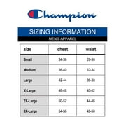 Champion Mens and Big Mens Script Logo Classic Jersey Graphic Tee Shirt, Sizes S-2XL