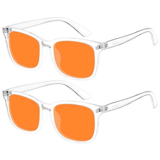 Gafas de bloqueo de luz azul ORANZI con 98,6% de protección UV400