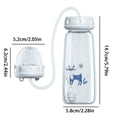 thumbnail image 3 of Kids Bottle 300ml, Silicone Nipple Leakproof Feeding Set with Adjustable Straw, Hands Free Holder for Baby – Home Bedroom Living Room(xxw), 3 of 7