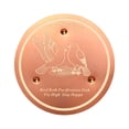thumbnail image 2 of Outdor Copper Disc Bird Bath For Bird Feeders Brass Water Basin Cleaning Disk For Outdoor Bird Bath Bird Feeders For Outdoor Use Copper Bird Bath Cleaner With Protective Coating, 2 of 5