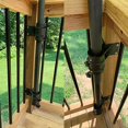 thumbnail image 2 of FYBTO Support de Parasol de Patio Base et Support de Parasol Pince en Métal Support de Montage pour Rambarde de Terrasse, Balcon (Convient Max OD 2.1 Pouces)-0625, 2 of 5