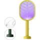 thumbnail image 5 of Raqueta eléctrica para matar mosquitos, recargable por USB con luz LED eléctrica, protección de malla de 3 capas para interiores y exteriores (amarillo). Afortunado Sencillez, 5 of 5