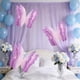 thumbnail image 1 of Decoración de ventanas con velos de mariposas y flores para bodas, festivales, fiestas, patios al aire libre, escenas decorativas., 1 of 6