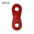 thumbnail image 4 of Toystoory Hebillas de sujeción de 20 piezas, hebilla de cordón de paracaídas, tope de cuerdas de viento para toldo, accesorios de Camping de montaña Escalada Rojo Toystoory OD020532-01, 4 of 6