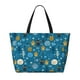 thumbnail image 2 of Fotbe Cute Colorful Owls And Trees Bolsa de Viaje para Playa - Resistente al Agua, Bolsa Tote de Gran Capacidad y Ligera con 7 Bolsillos para Mujeres y Hombres, 2 of 7