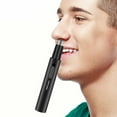 thumbnail image 4 of Electric Nose Hair Trimmer Aluminum Tube Body Arched Cutter Head USB Rechargeable with Sideburn Trimmer, 4 of 7