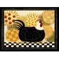 thumbnail image 2 of DiPaolo, Dan 32x25 Black Ornate Wood Framed with Double Matting Museum Art Print Titled - Hen, 2 of 4