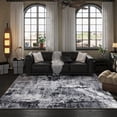 thumbnail image 4 of Alfombra Area Rugcomf, lavable, 150 x 210 cm, color bohemio, suave, vintage, gris, 4 of 7