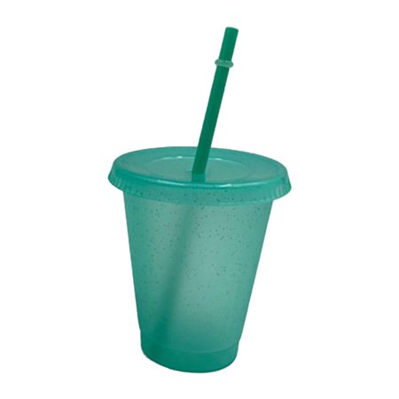 

Water Bottle Straw Cup with Lid and Straw for Women Gifts light green 500ml
