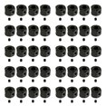 thumbnail image 1 of Adaptador Hexagonal de Cubo de Rueda Combinador de Metal de 40 Piezas de 5 mm Una 12 mm para D12 C14 C24 B14 B16 MN D90 D91 RC Coche Piezas de Actualización, Negro, 1 of 5