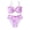 Pink, variant on Girls Bathing Suit Bottoms Girl's Two Piece Bikini Sets Ruffle Top High Waist Hipster Swimsuit 7-12Y(Sky Blue,9-10 Years)