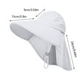 thumbnail image 3 of Kmdttou Sun Hat With Shawl Female Outdoor Riding With Hollow Top Sun Hat Gifts For Women,Foldable Travel Visor Hat, 3 of 7