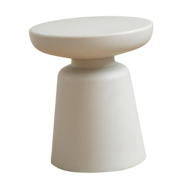 yuksok Petite Table d'Appoint Simple Lisse Table à Thé pour Salon Table de Chevet Ménagère Gris