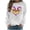 Tops-A3White, variant on LEKWK Mardi Gras Shirts Mask Graphic Print Crew Neck Long Sleeve Graphic Tees Sparkly Details Casual Party Trendy Tops Outfits