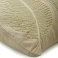 thumbnail image 2 of Linen Throw Pillow Cover, Square Pearl Embroidery Floral Leaf Pillow 14"x14" Natural Linen Pillow Cover Couch, Bed, Sofa, Beige Pillow Cover 14x14 inch (35x35 cm) - Pearl Dazzle, 2 of 5