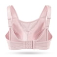 thumbnail image 6 of Deyllo Women Plus Size Bras Sport Workout Bras High Impact Support Exercise Bra No Underwire Comfort Light Pink Bra Clothes Size 44G, 6 of 12