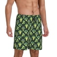 thumbnail image 2 of Fotbe Broccoli 3 Pantalones Cortos de Pijama para Hombre, Ropa de Dormir, Pantalones de Pijama Cortos para Hombre-Small, 2 of 6