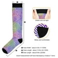 thumbnail image 3 of joogoo Colorful Wavy Socks Women Men Knee High Sock, 3 of 8