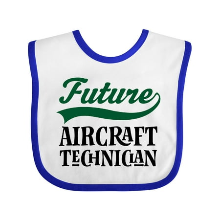 

Inktastic Future Aircraft Technician Gift Baby Boy or Baby Girl Bib