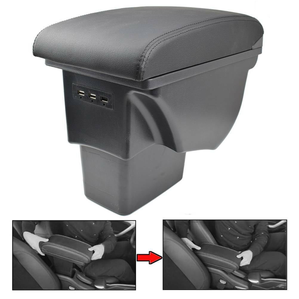 Arm Rest for Kia Soul 2010-2013 Center USB Storage Console Box USB Interior